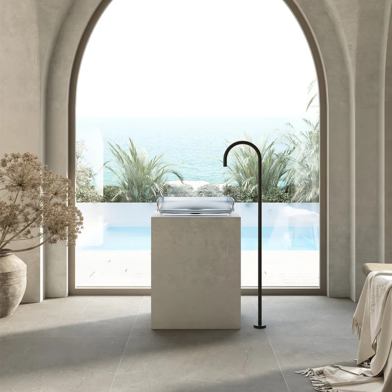Cassa Design Wow Rectangular Translucency Resin Stone Basin