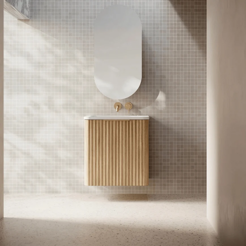 Cassa Design Gravity Curved 500mm Small Space Vanity