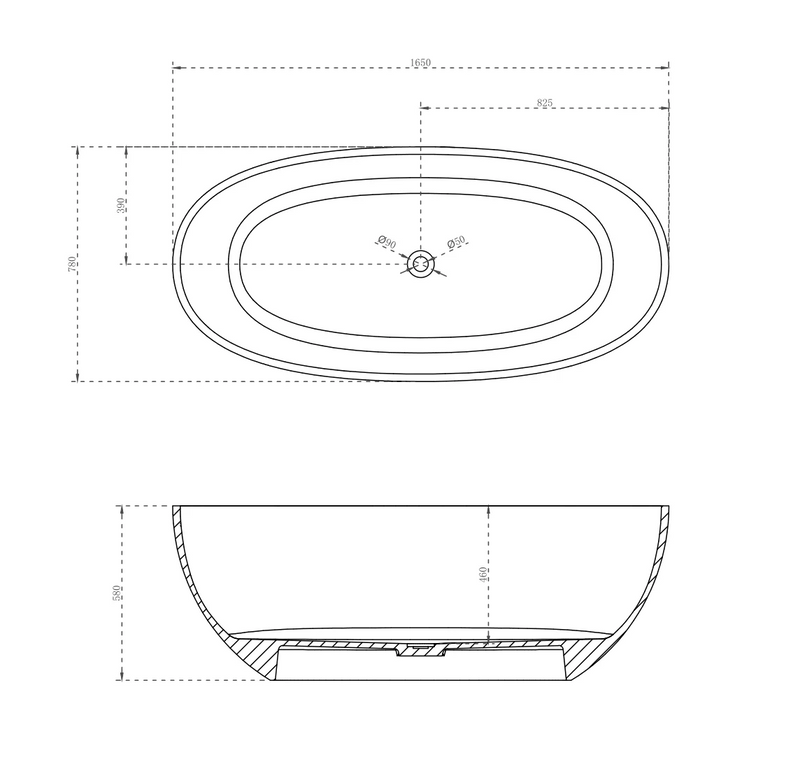 Cassa Design Wow Translucency Resin Stone Bath