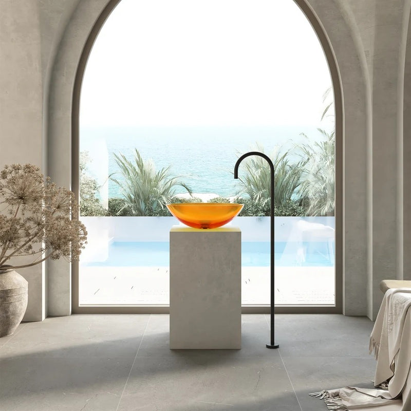 Cassa Design Wow Oval Translucency Resin Stone Basin