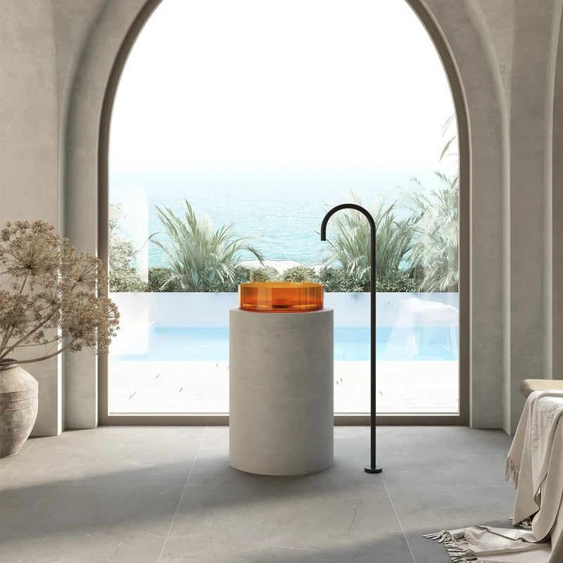 Cassa Design Wow Translucency Round Above Counter Basin
