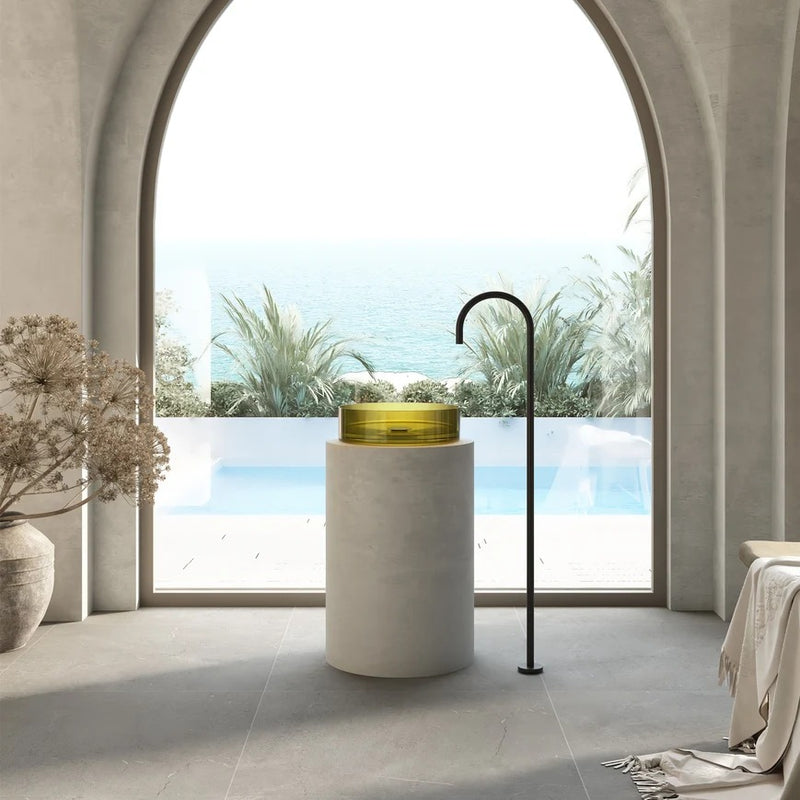 Cassa Design Wow Translucency Round Above Counter Basin