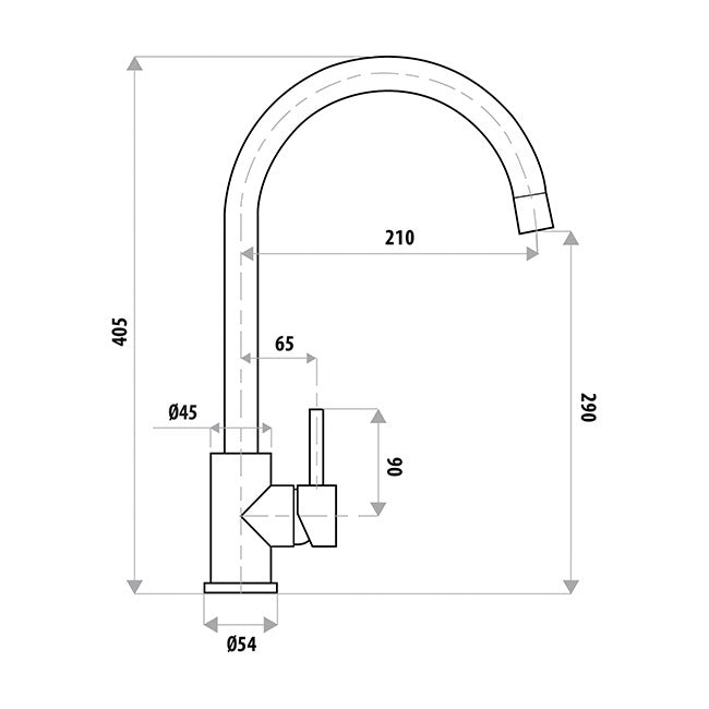 Elle Project 304 Stainless Steel Sink Mixer