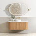 Otti Bondi Fluted Woodland Oak Curve Cabinet