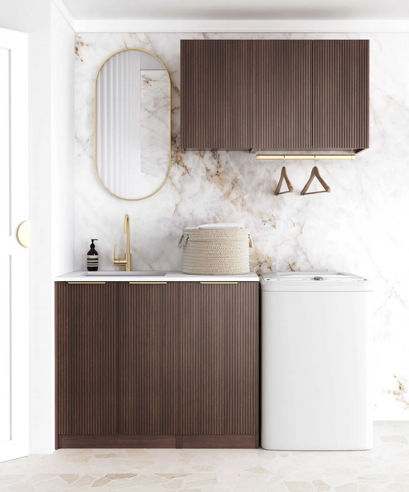 Otti Laundry Kit 1715 Havana Fluted with Stone Top