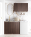 Otti Laundry Kit 1715 Havana Fluted with Stone Top