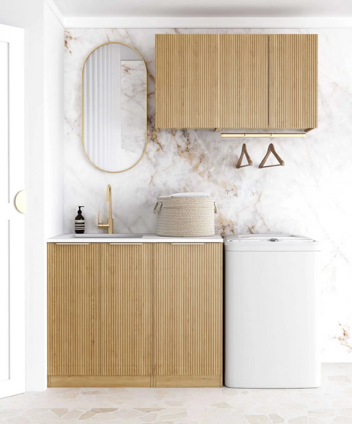 Otti Laundry Kit 1715 Havana Fluted with Stone Top