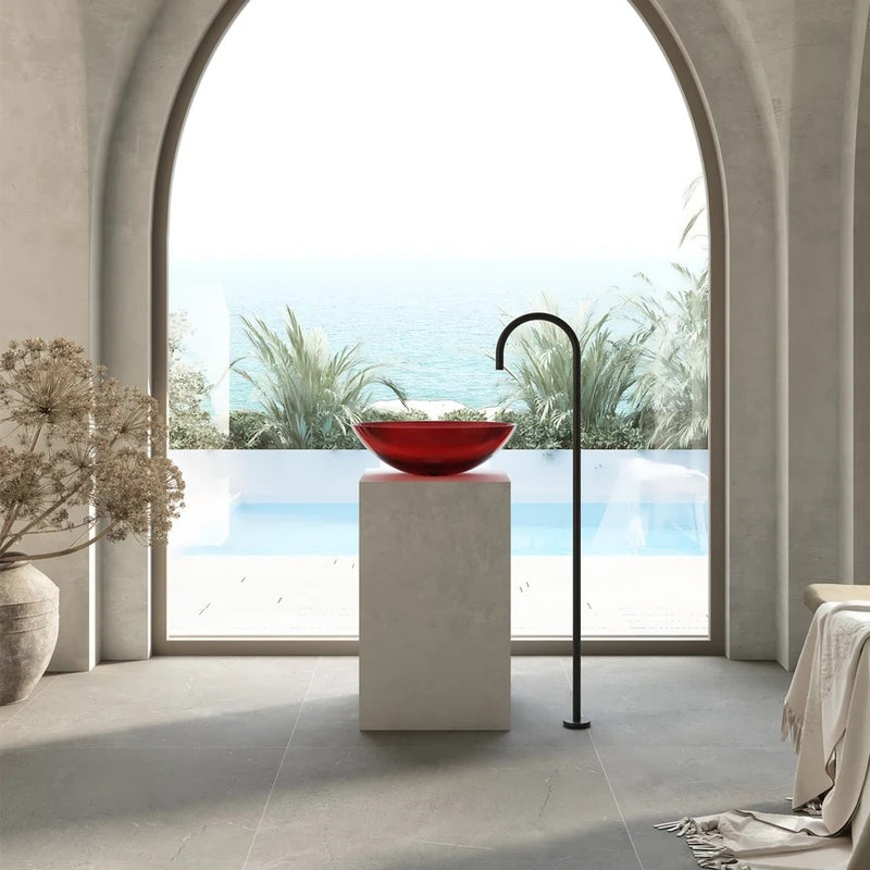 Cassa Design Wow Oval Translucency Resin Stone Basin