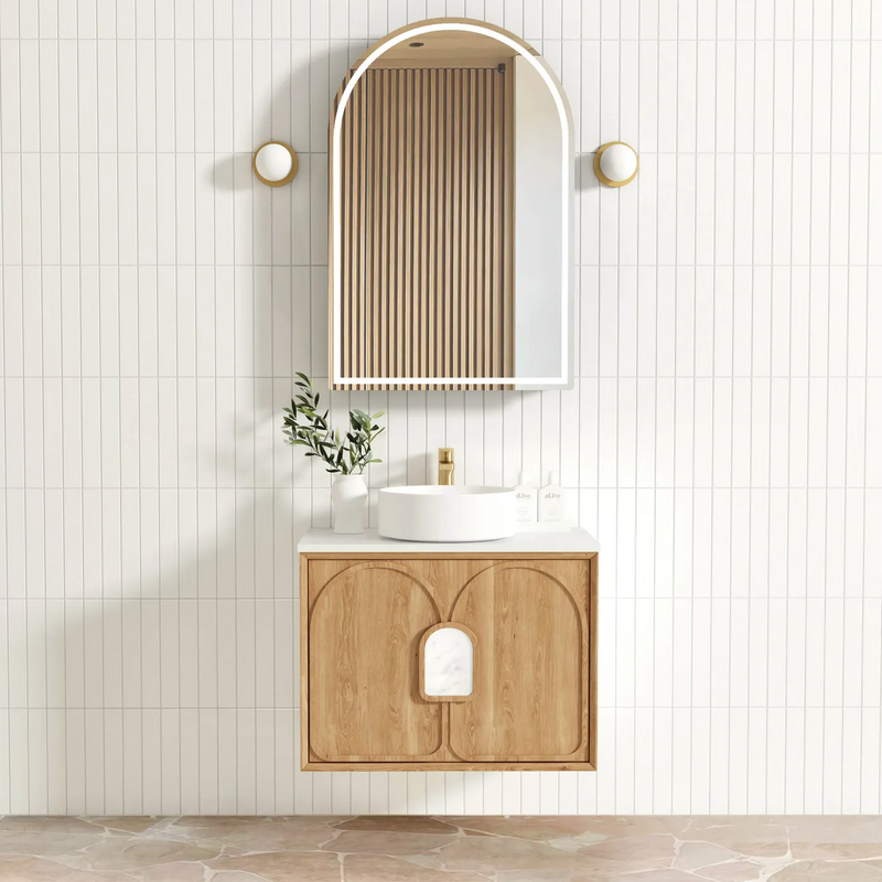 Otti Laguna Mk II Natural Woodland Oak Wall Hung Vanity