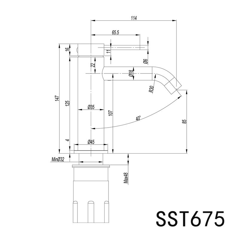 Linkware Elle316 Basin Mixer