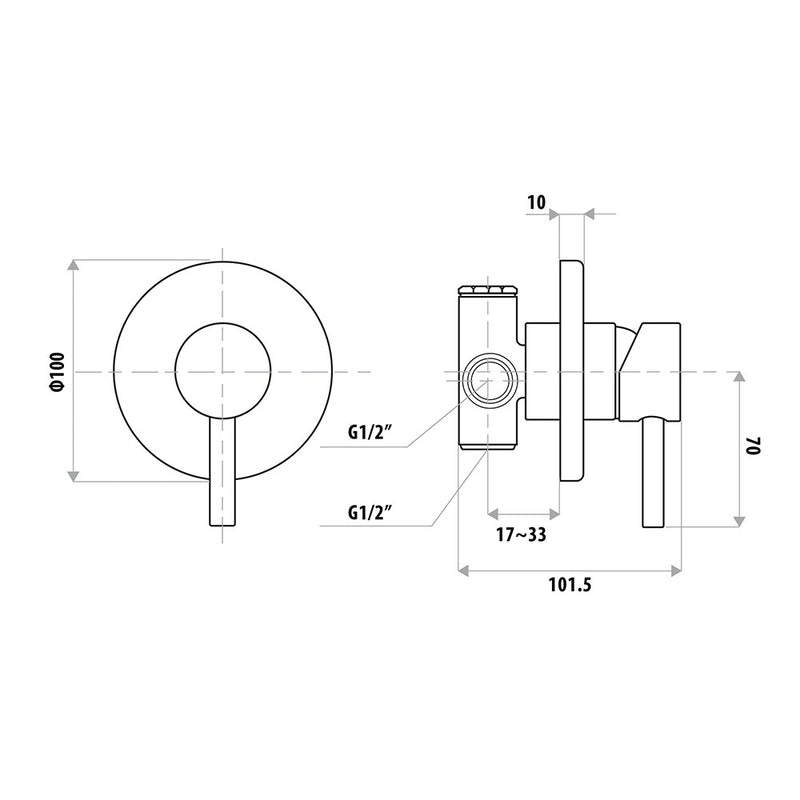 Linkware Danelle 200mm Swivel Bath Spout