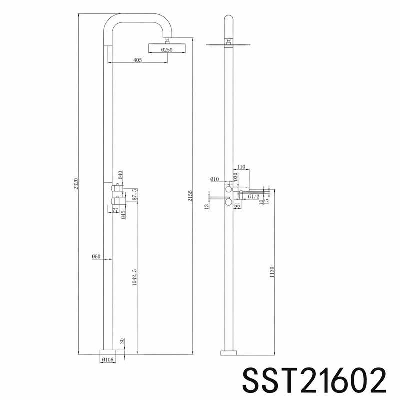 Linkware Elle316 F/Standing Shower