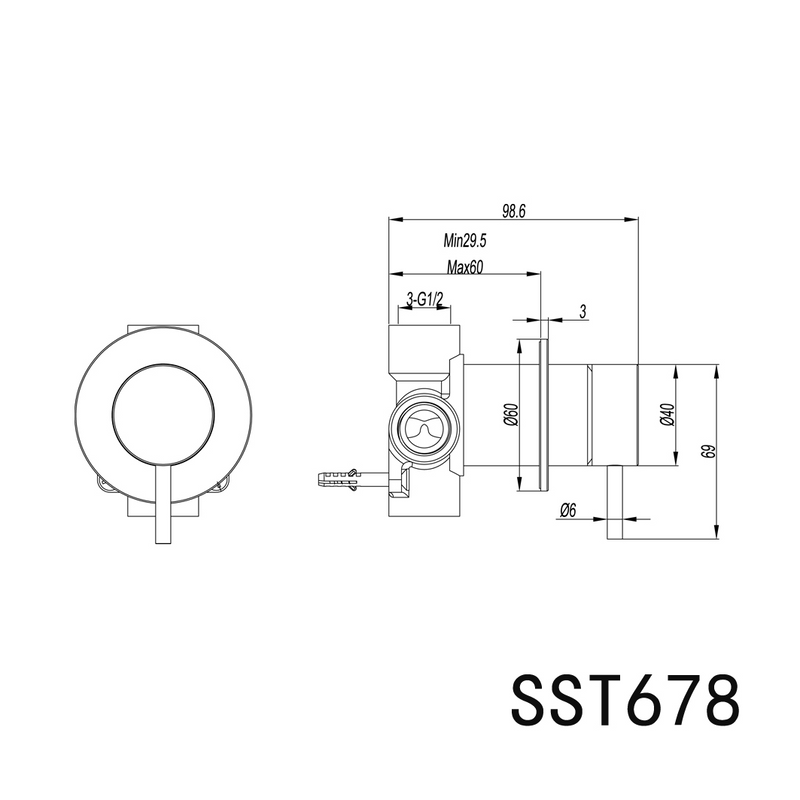 Linkware Elle316 Shower Mixer