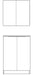 Otti Wall and Base Cabinets Kit 650 Byron/Bondi