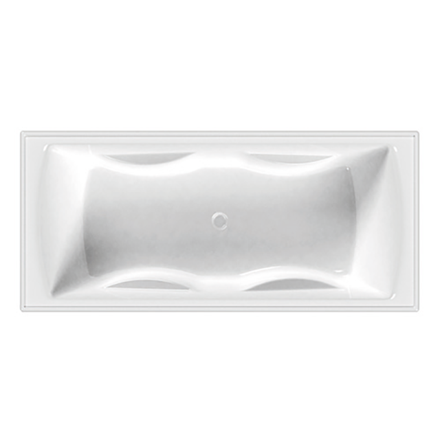 SELECT MKLL ACRYLIC BATH 1800 X 800 X 480 WITH 40MM POP-UP P&W NO OF