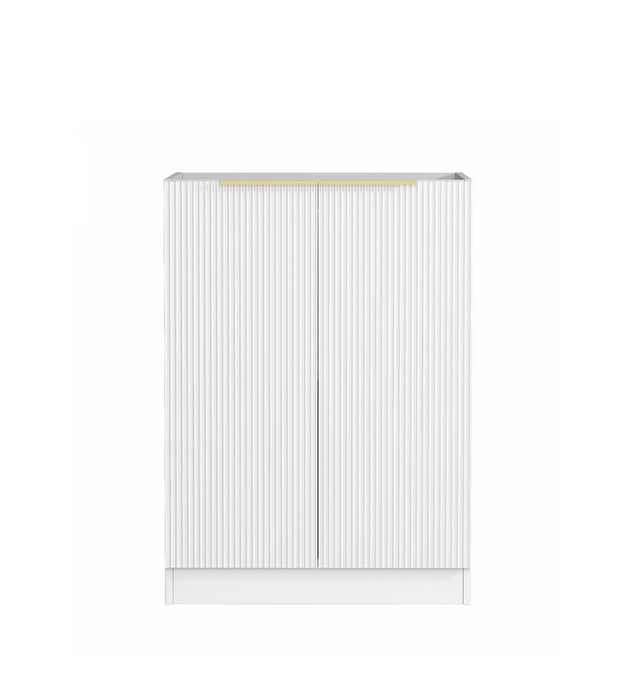 Otti Mini Laundry 650mm Bondi White with Stone Top