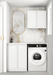 Otti Laundry Kit 1305 Hampshire with Stone Top