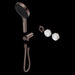 Nero Serenity Progressive Shower System with Arabescato Corchia Handle and Serenity Hand Shower Trim Kit(requires in Wall Body 24c020)