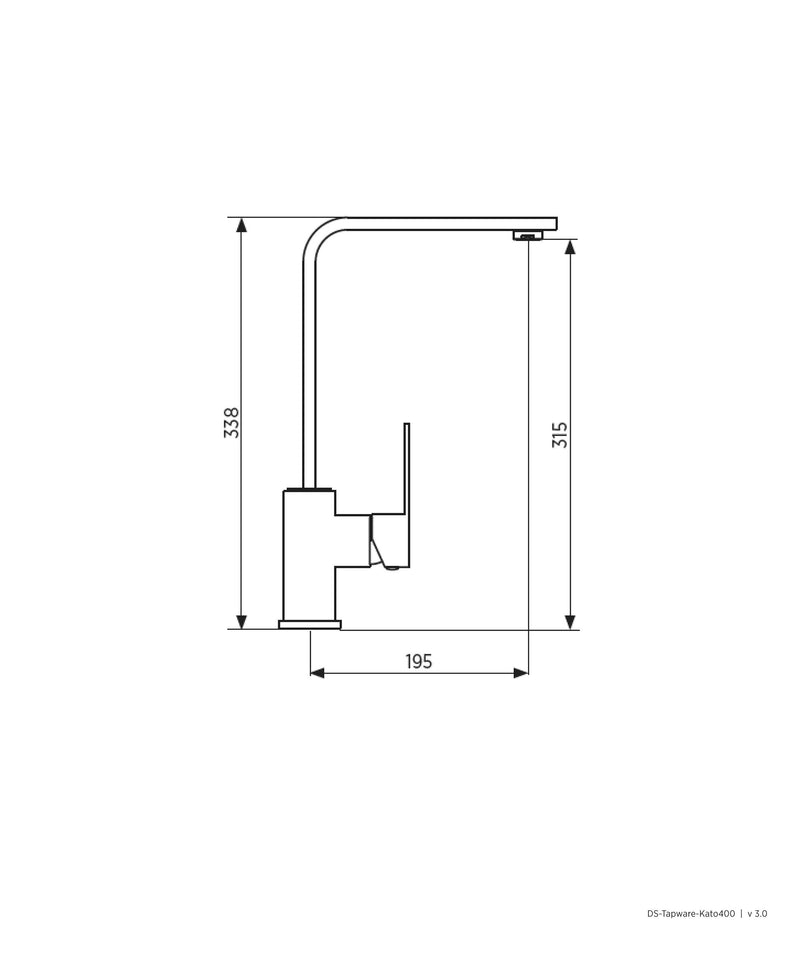 SEIMA Kato 400K Sink Mixer Swivel Sink Mixer