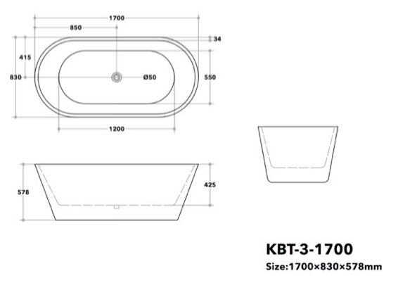 Ovia Free Standing Bath