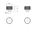 Kohler Components Wall Mount Dual Handles Industrial Trim