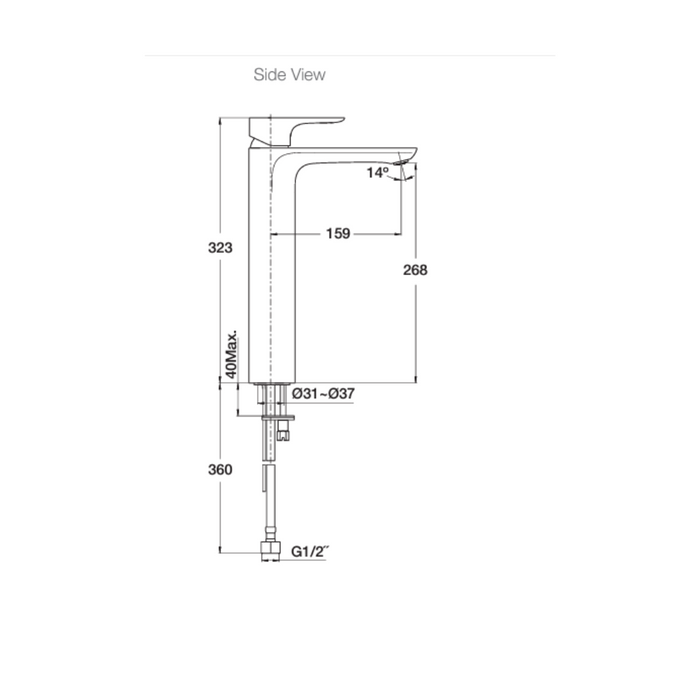 Kohler Aleo Tall Single Lever Basin Mixer