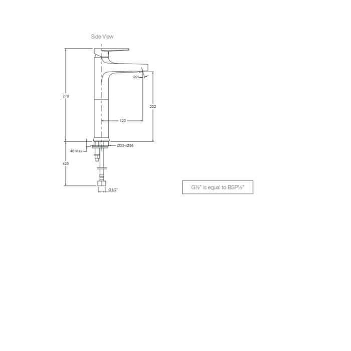 Kohler Taut Tall Basin Mixer