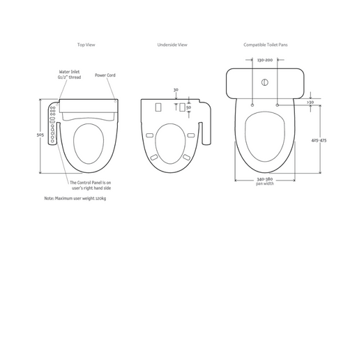 Kohler Englefield Bidet Seat