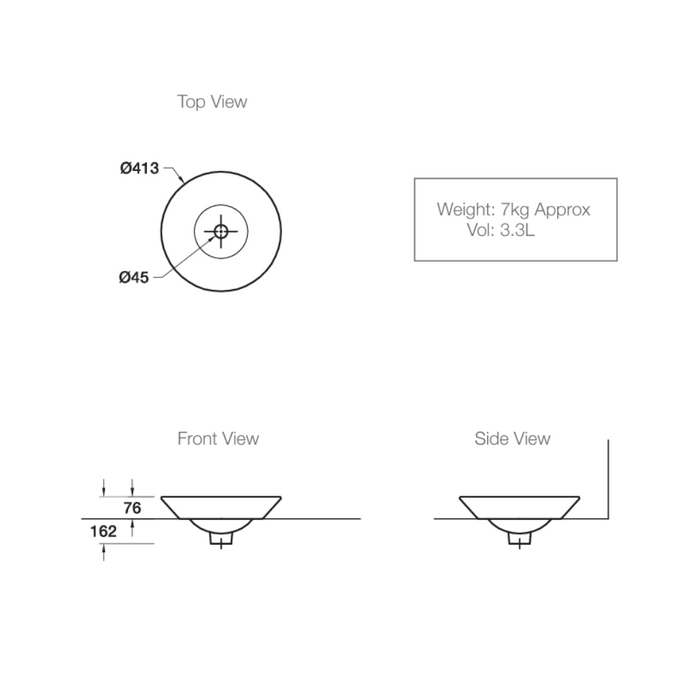 Kohler Empress Bouquet on Conical Bell Vessel Basin