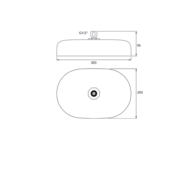 Kohler Statement™ Rainhead – Oblong