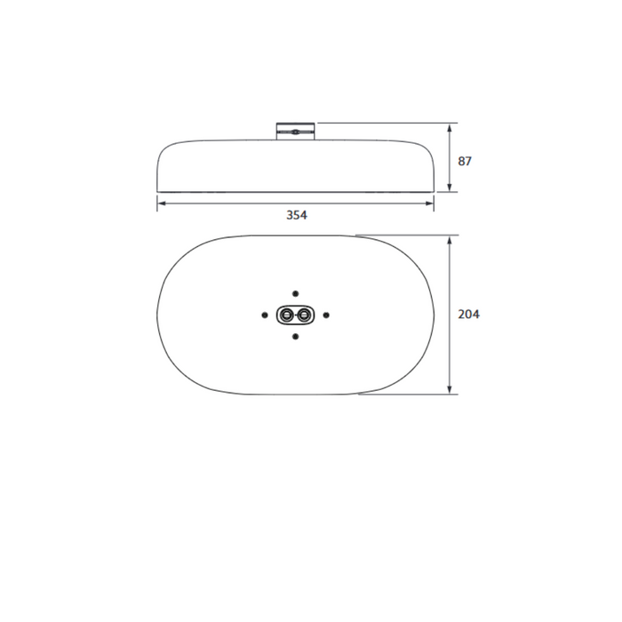 Kohler Statement™ Dual Function Rainhead – Deep Massage