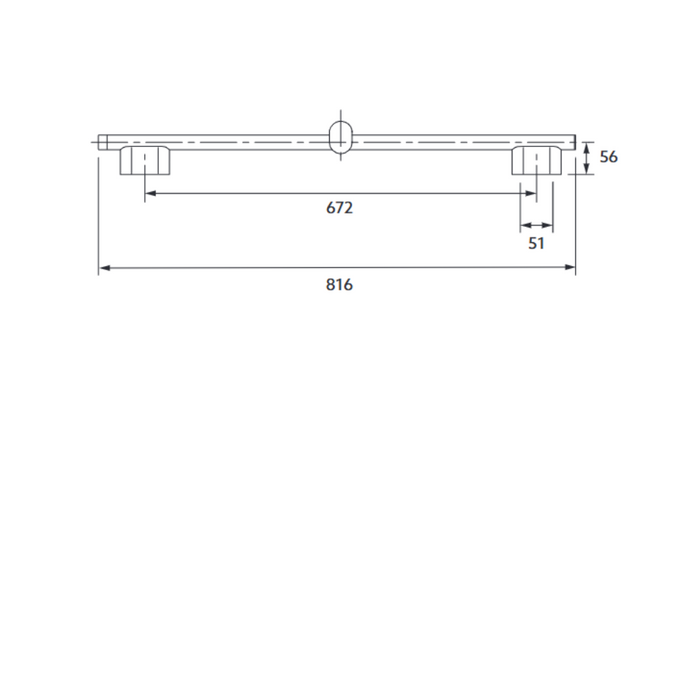 Kohler Statement™ Slidebar – 800mm