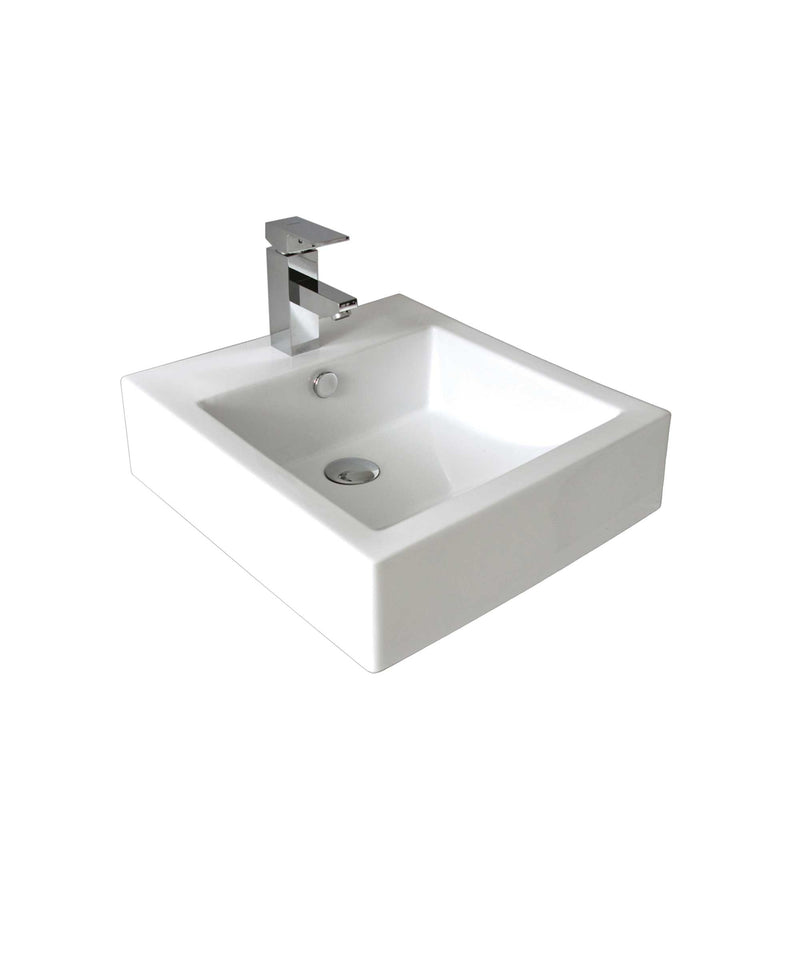 SEIMA Kyra 010 Basin Above White Above Counter Basin, Square