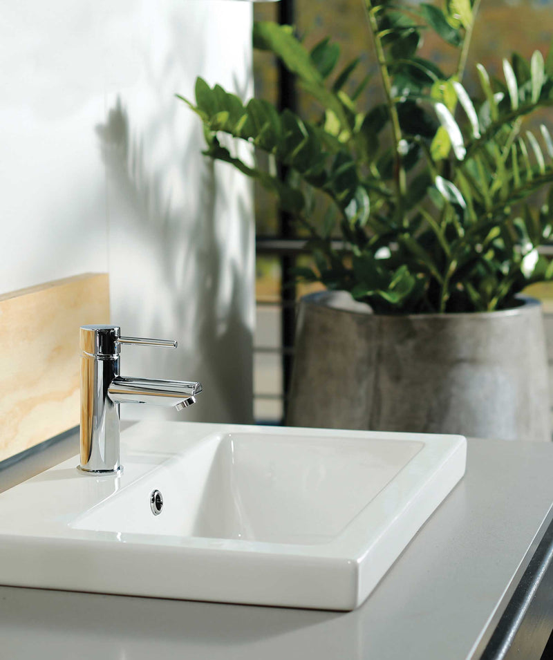 SEIMA Kyra 017 Ceramic Inset Above Counter Basin, Square
