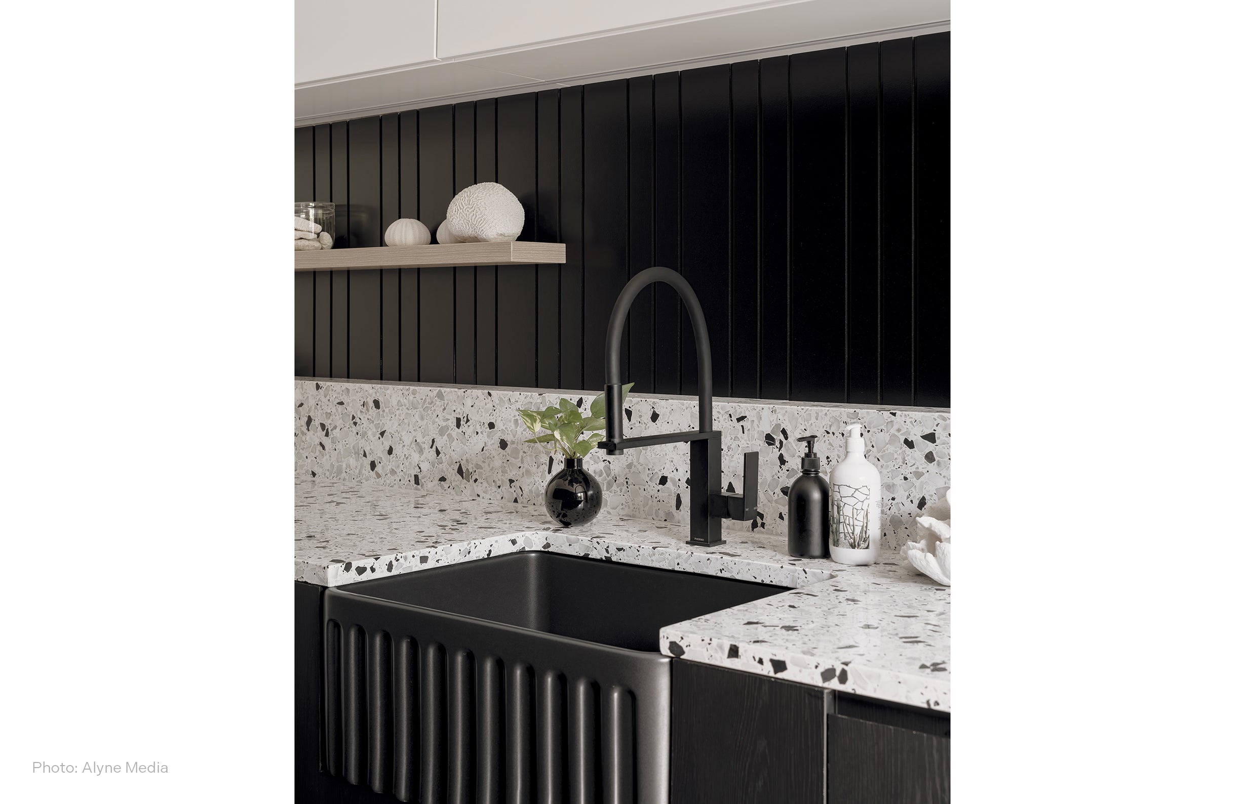 Vezz Flexible Hose Sink Mixer Square 210mm — Clifton Bathrooms and Kitchens