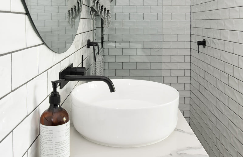 Phoenix Vivid Slimline Up Basin / Bath Wall Mixer Set