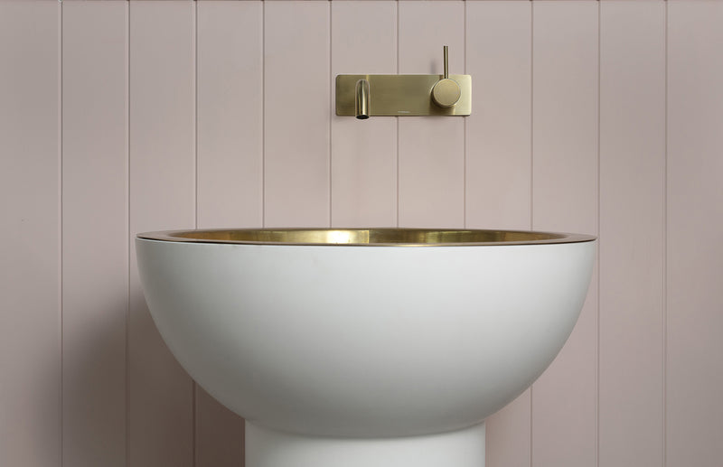 Phoenix Vivid Slimline Up Basin / Bath Wall Mixer Set
