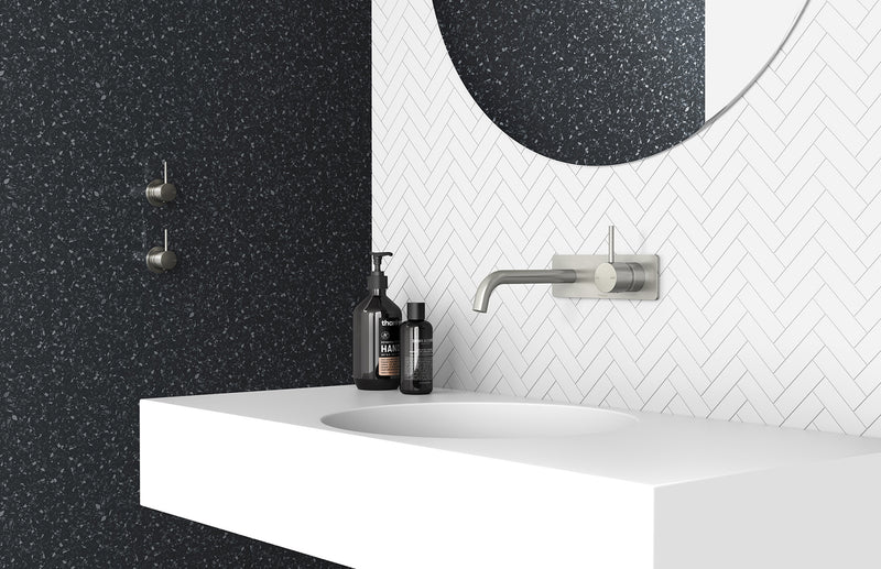 Phoenix Vivid Slimline Up Basin / Bath Wall Mixer Set