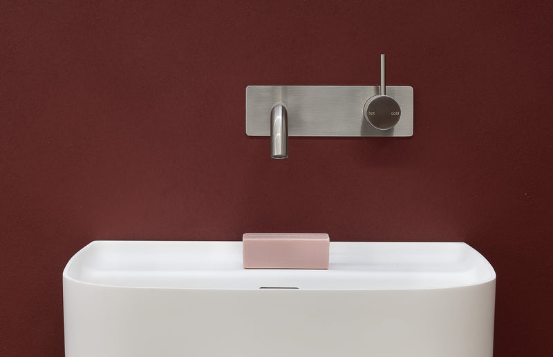 Phoenix Vivid Slimline Up Basin / Bath Wall Mixer Set