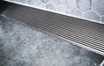 Phoenix V Channel Drain HG 75 x 1215mm Outlet 65mm