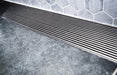 Phoenix V Channel Drain HG 75 x 900mm Outlet 65mm