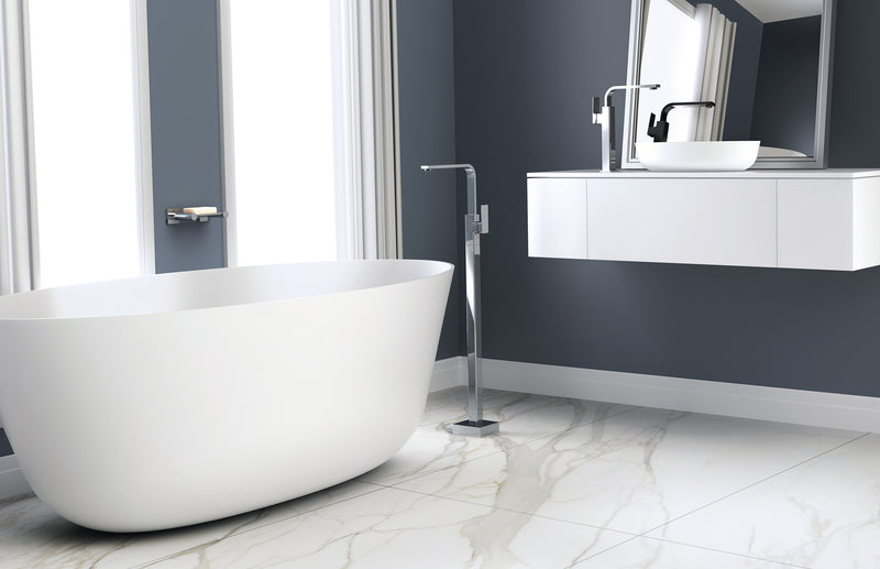 Phoenix Radii Floor Mounted Bath Mixer