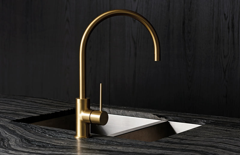 Phoenix Vivid Slimline Sink Mixer 220mm Gooseneck