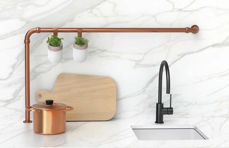 Phoenix Vivid Slimline Sink Mixer 220mm Gooseneck