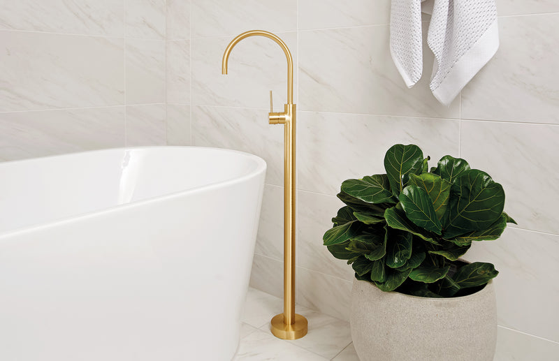 Phoenix Vivid Slimline Floor Mounted Bath Mixer