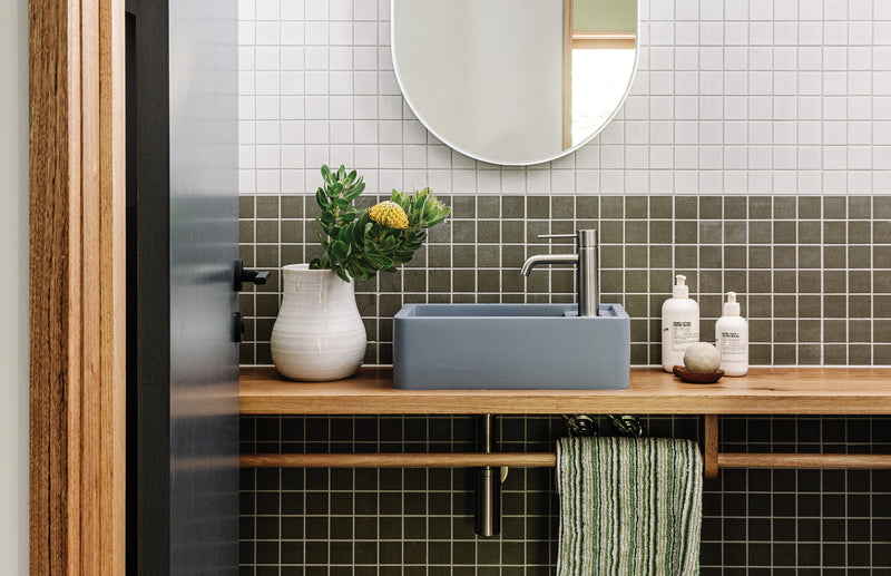Phoenix Vivid Slimline Basin Mixer Curved Outlet