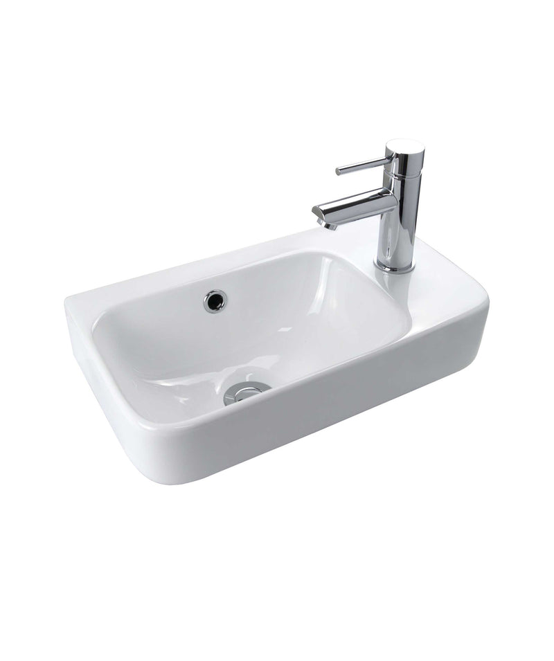 SEIMA Limni 260 Ceramic Wall Basin