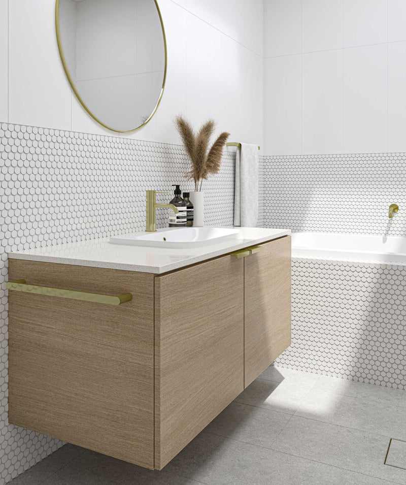 SEIMA Limni 530 Ceramic Inset Above Counter Basin, Rectangular