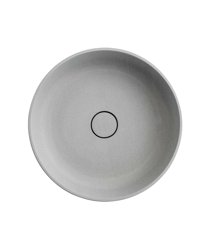 SEIMA Lithos 400 - Galala Marble Solid Natural Stone Above Counter Basin, Round