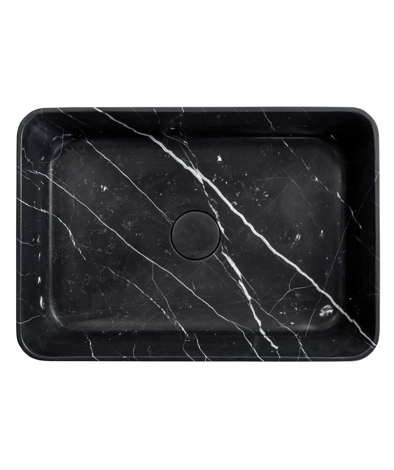 SEIMA Lithos 500 Basin, Solid Natural Stone Above Counter Basin